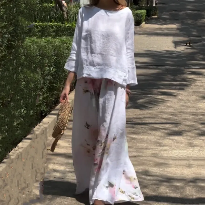 🧺【3-Way Transformer】Sunshine Floral Set 🧺 | Reversible Top   Convertible Pants | UPF50  Protection | Vacation Ready in Seconds