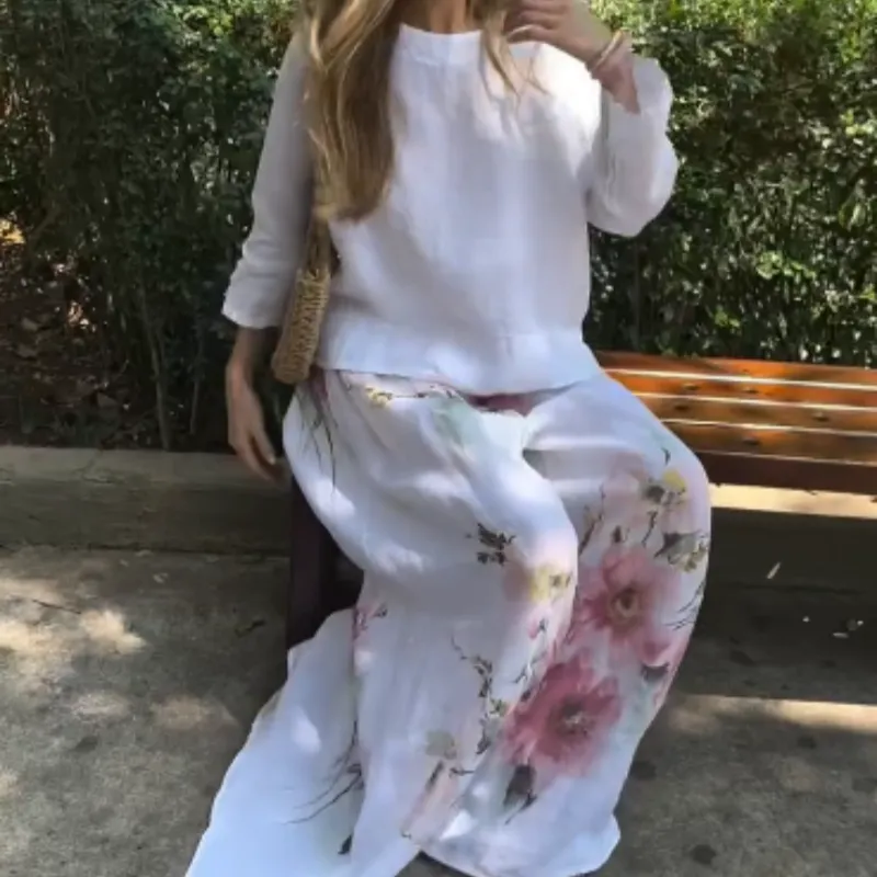 🧺【3-Way Transformer】Sunshine Floral Set 🧺 | Reversible Top   Convertible Pants | UPF50  Protection | Vacation Ready in Seconds