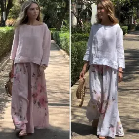 🧺【3-Way Transformer】Sunshine Floral Set 🧺 | Reversible Top   Convertible Pants | UPF50  Protection | Vacation Ready in Seconds