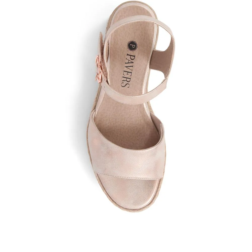 Adjustable Platform Sandals  - JANSP39023 / 325 347