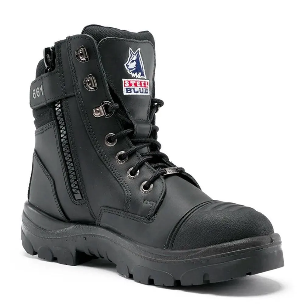 Black Southern Cross Zip® Work Boots 312661