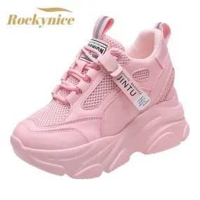 Brand Spring Breathable Mesh Sneakers Hidden