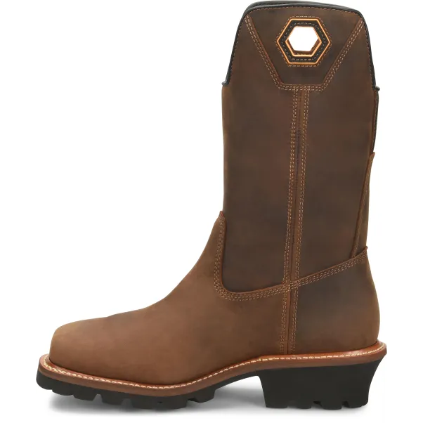 Carolina Men's Coppice 12" Composite Toe Waterproof Logger Work Boot- Brown- CA9833