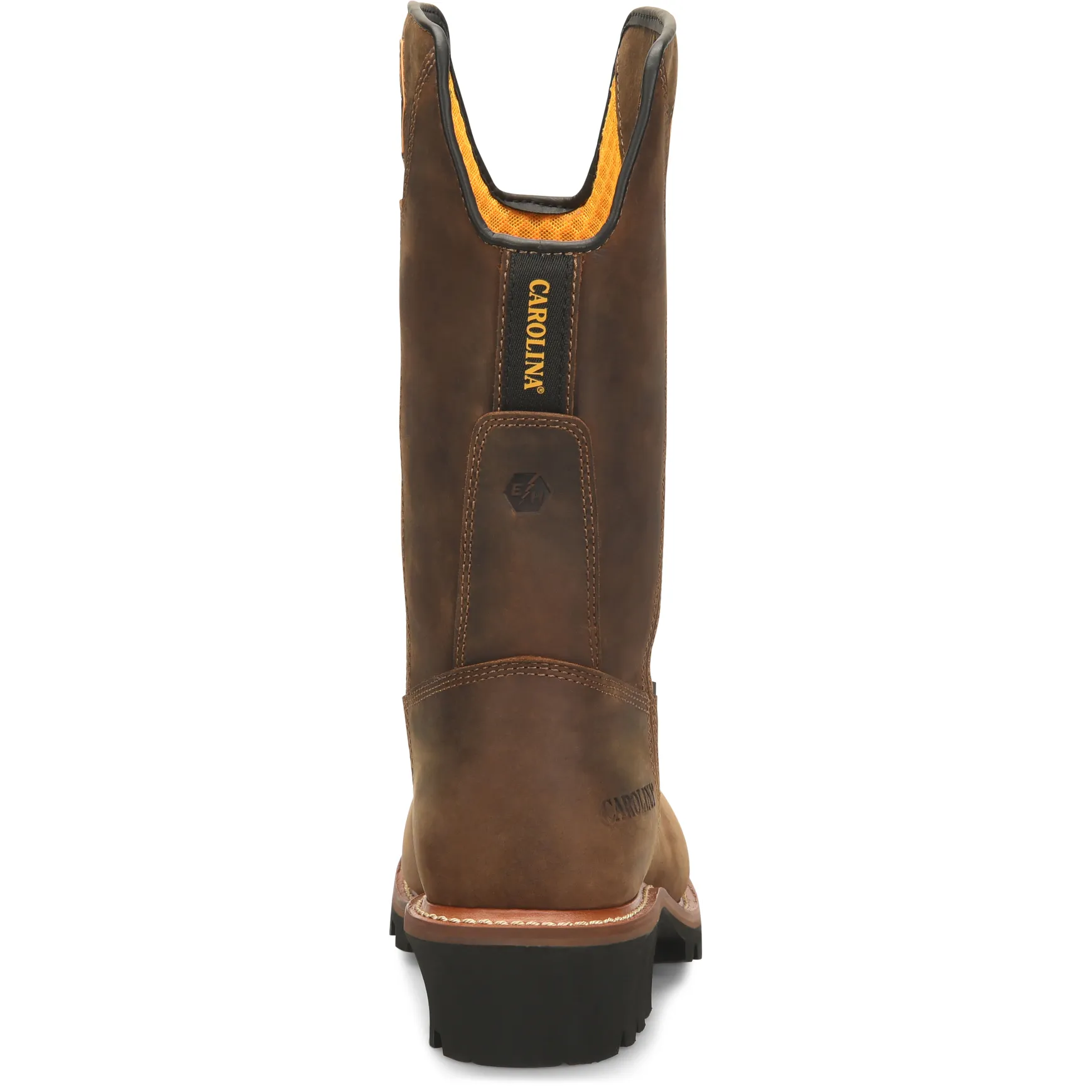 Carolina Men's Coppice 12" Composite Toe Waterproof Logger Work Boot- Brown- CA9833