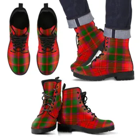 Crief District Tartan Leather Boots