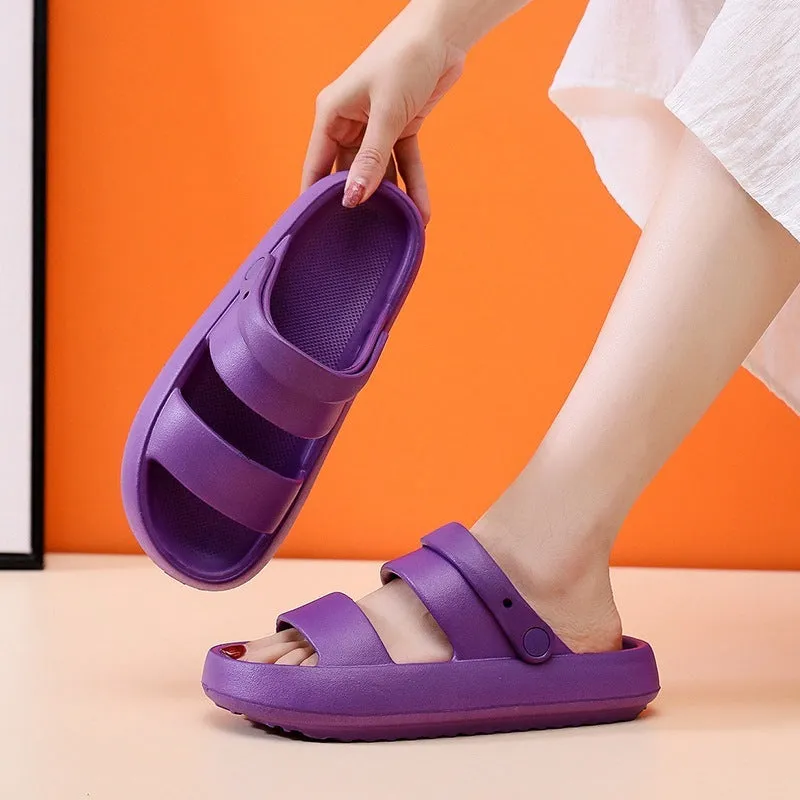 Elizabeth – Adjustable Thick Bottom Sandals
