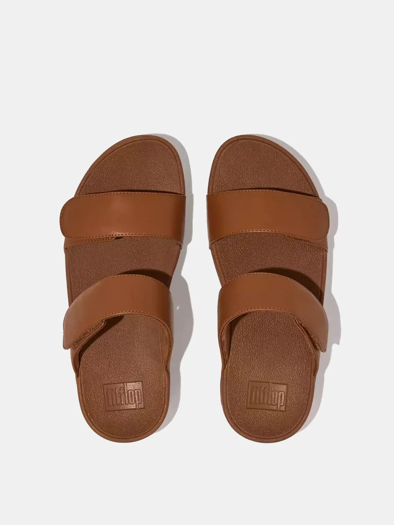Fitflop Women's Lulu Adjustable Leather Slides
