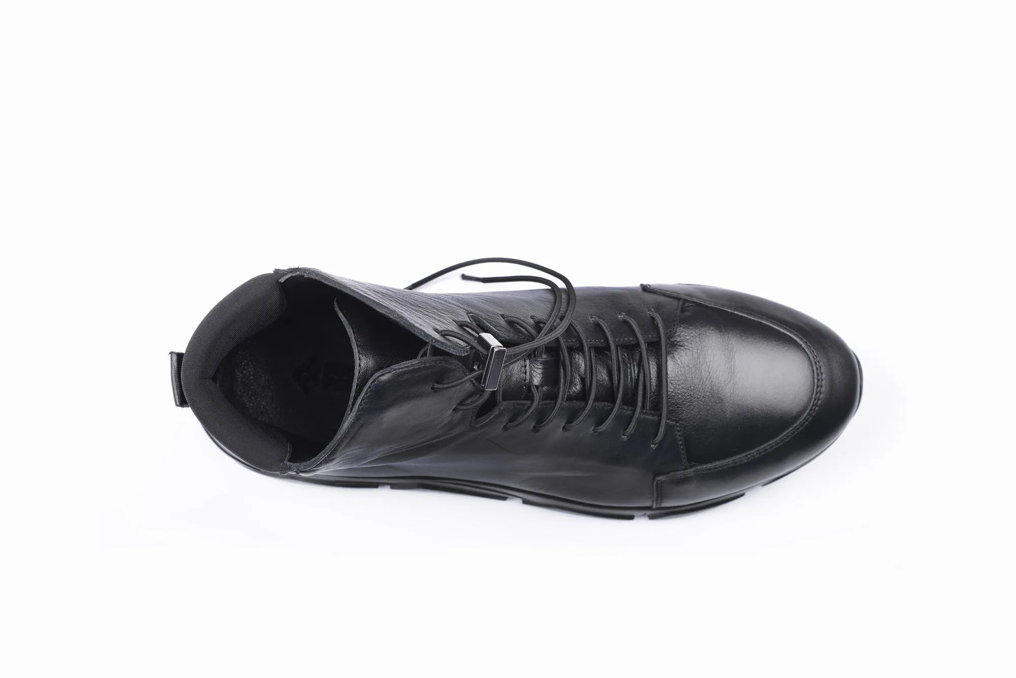 FOOT FEDERATION LACE-UP WALKING MENS BOOT BLACK