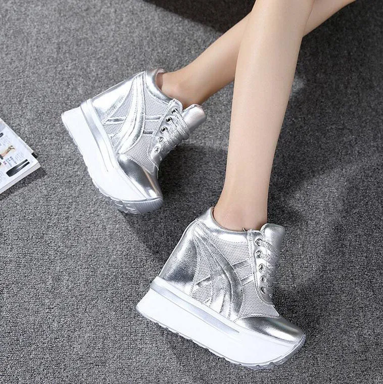 Funki Buys | Boots | Women's Summer Mesh Platform Sneakers