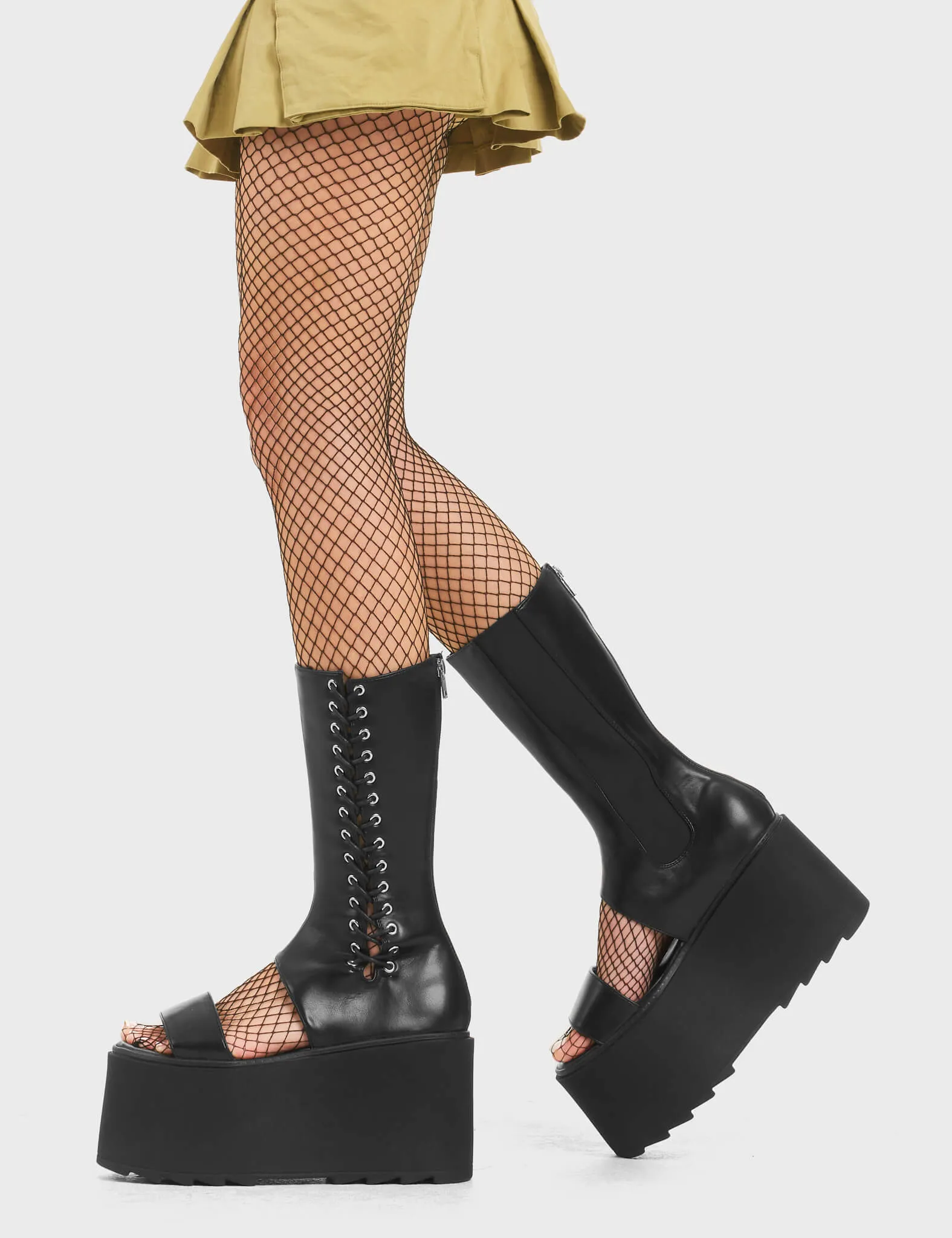 Hurricane Chunky Platform Ankle Boots