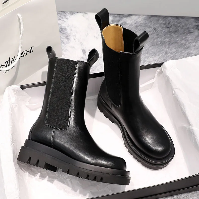 Leather Martin Boots for Women