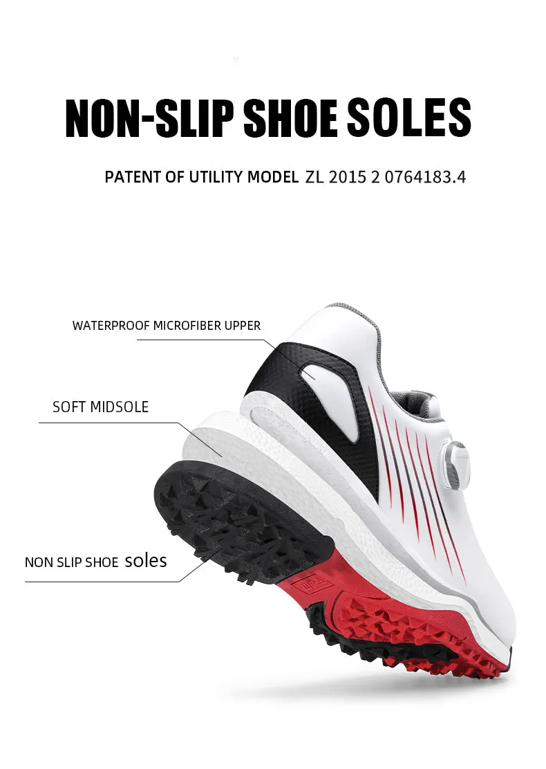 MOEYES M22XZ02 winter golf ball shoes men waterproof golf sneakers custom golf shoes