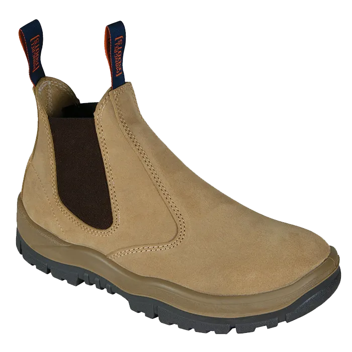 MONGREL 240040 ELASTIC SIDED SAFETY BOOT - WHEAT