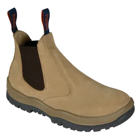 MONGREL 240040 ELASTIC SIDED SAFETY BOOT - WHEAT