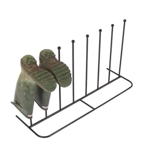 Neo Steel Black Powder Coated Boot Rack - Holds 4 Pairs