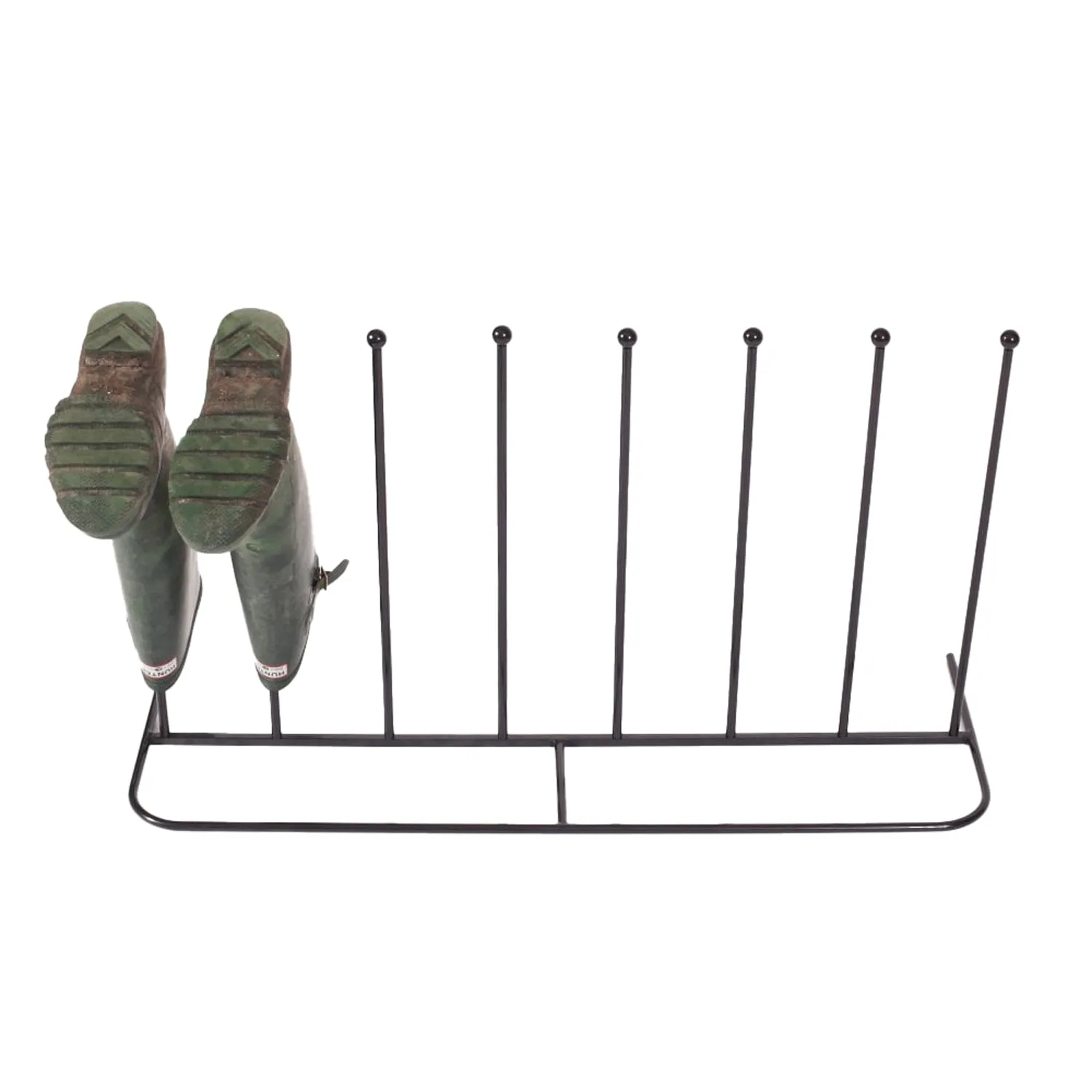 Neo Steel Black Powder Coated Boot Rack - Holds 4 Pairs