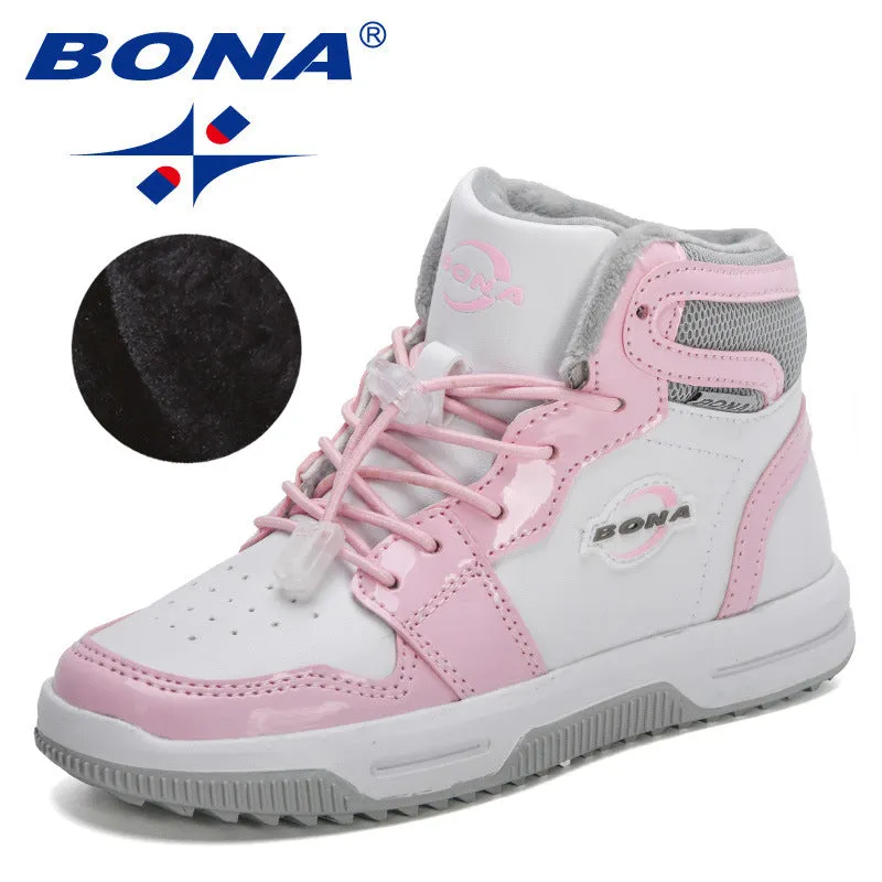 New Designers High Quality Ankle Boots Boys Girls Winter Snow Boots