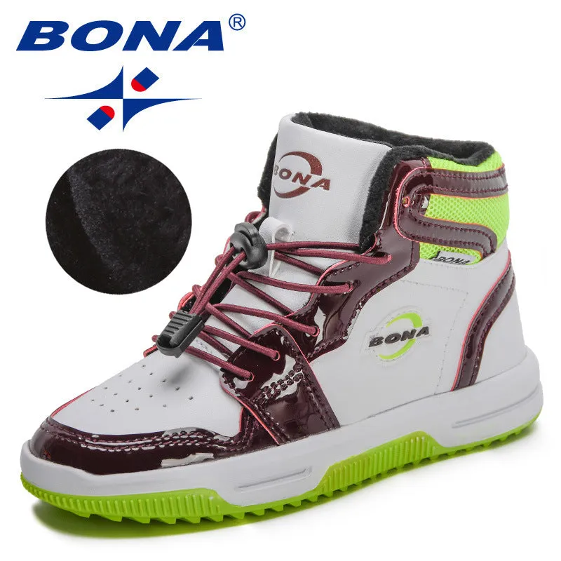 New Designers High Quality Ankle Boots Boys Girls Winter Snow Boots