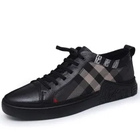 New Low-top Breathable Canvas Leather Sneakers