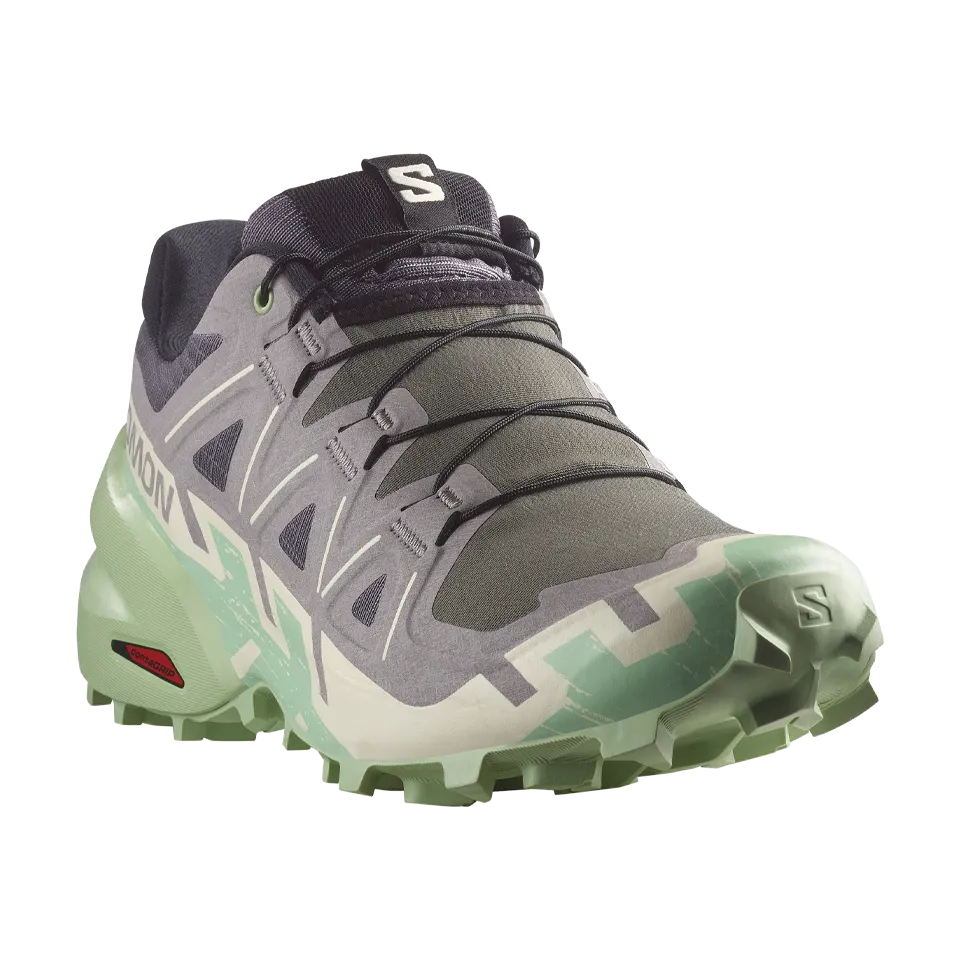 Salomon Women's Speedcross 6 Castlerock/Vanilla Ice/Smoke Green