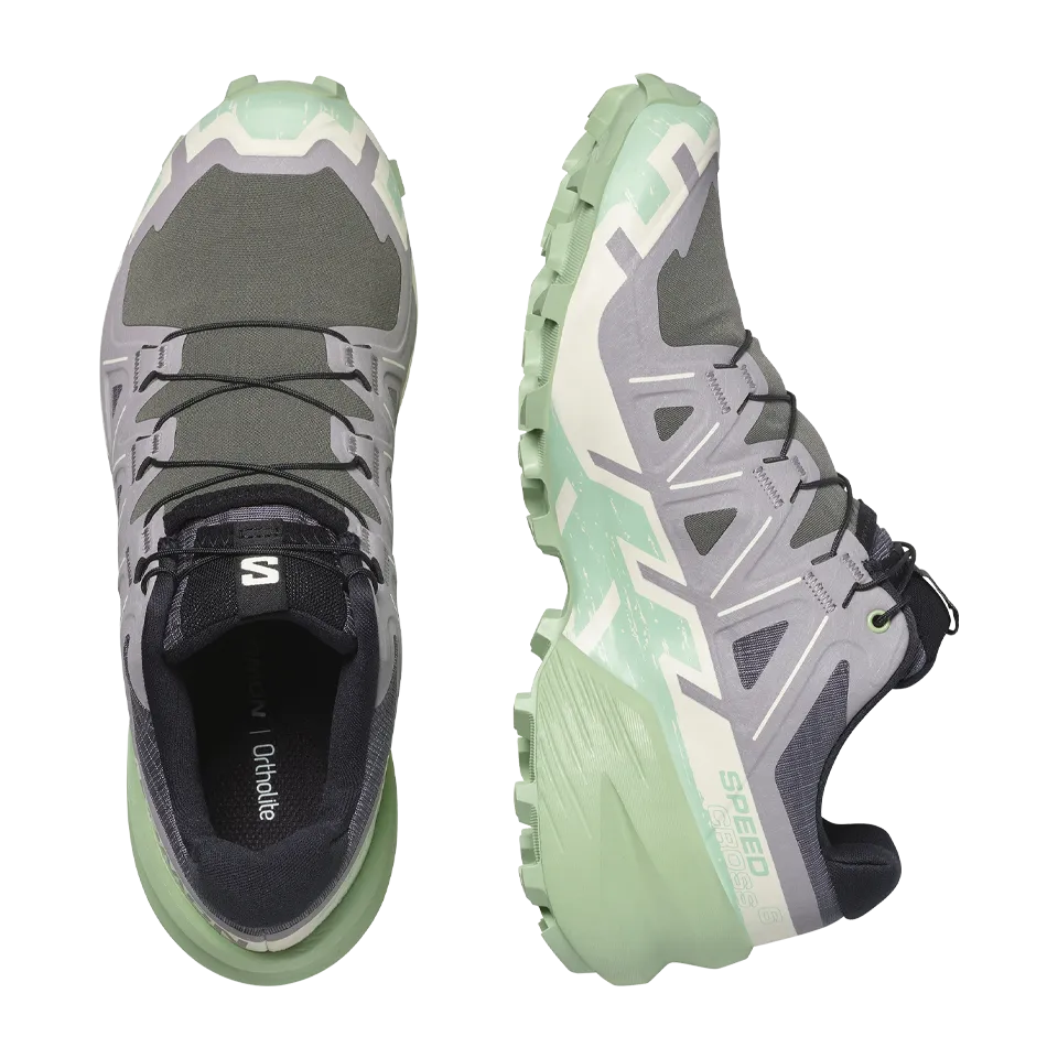 Salomon Women's Speedcross 6 Castlerock/Vanilla Ice/Smoke Green