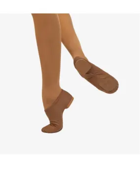 So Danca JZ75L Adult Jada Mocha Color Stretch Canvas Jazz Shoe