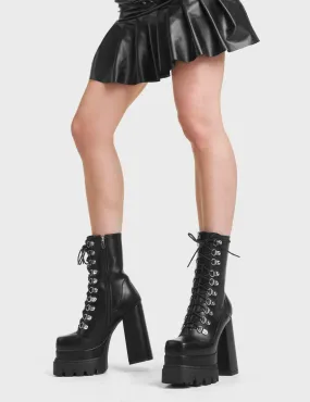 Spoiled Platform Ankle Boots