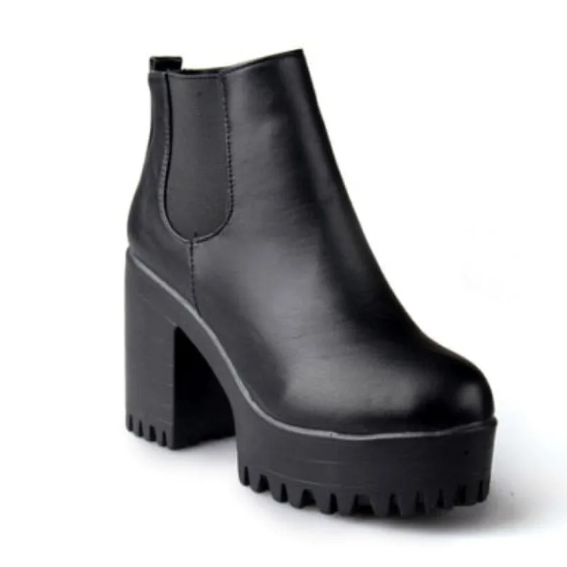 Square Heel Women Boots