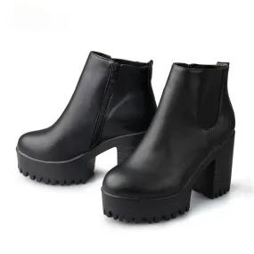 Square Heel Women Boots