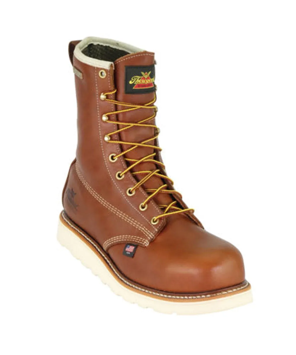 Thorogood American Heritage 8-inch Composite Toe Wedge Work Boots - Tobacco