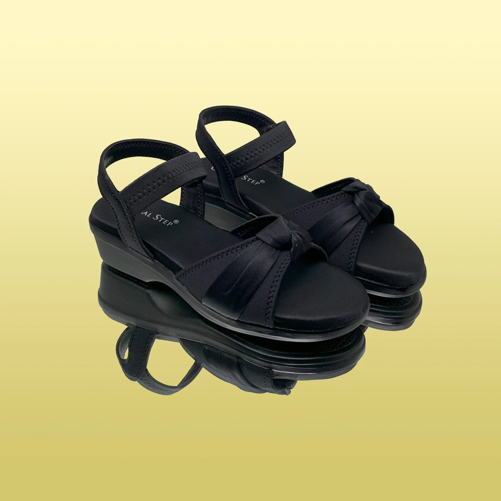 Women's Black Platform Sandals