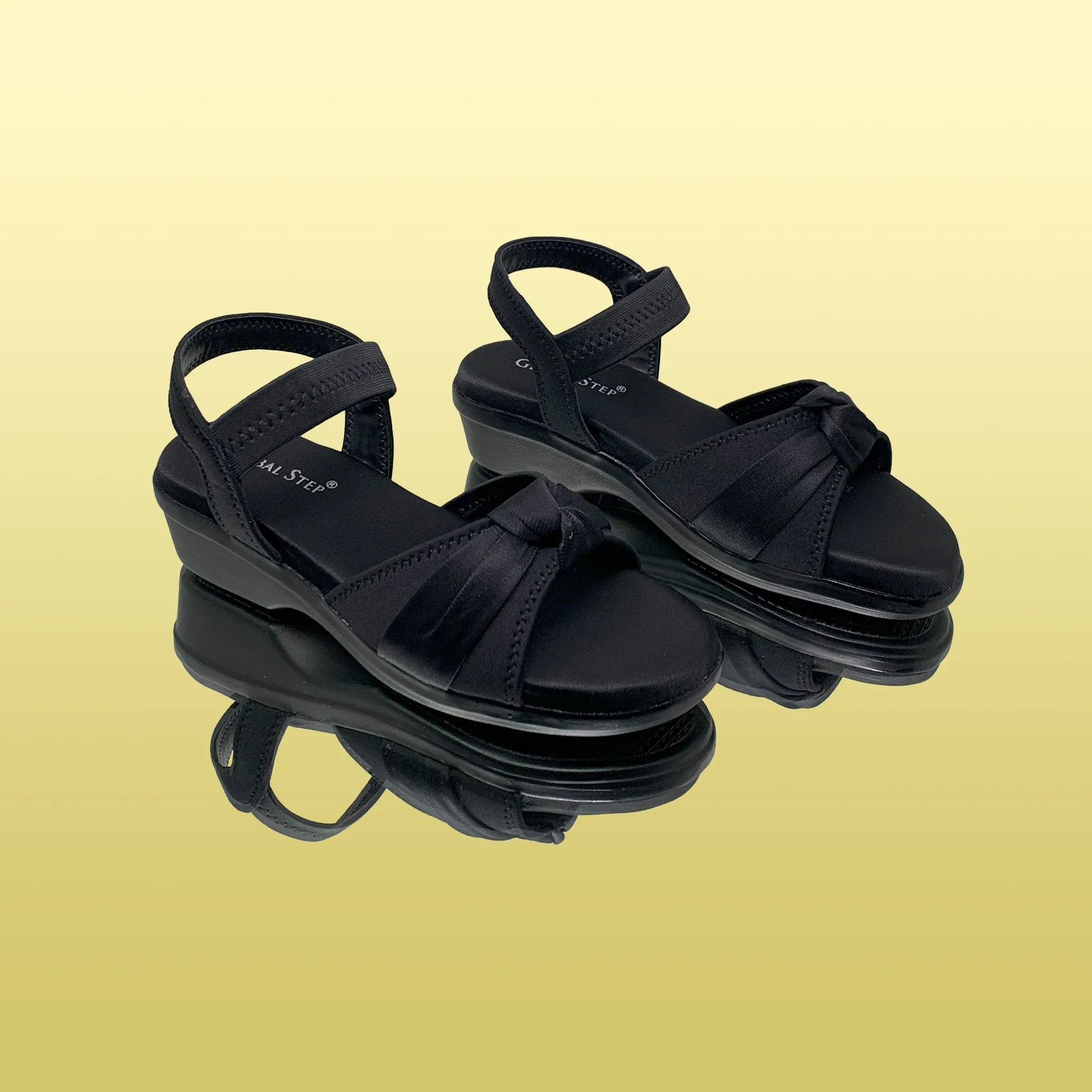 Women's Black Platform Sandals