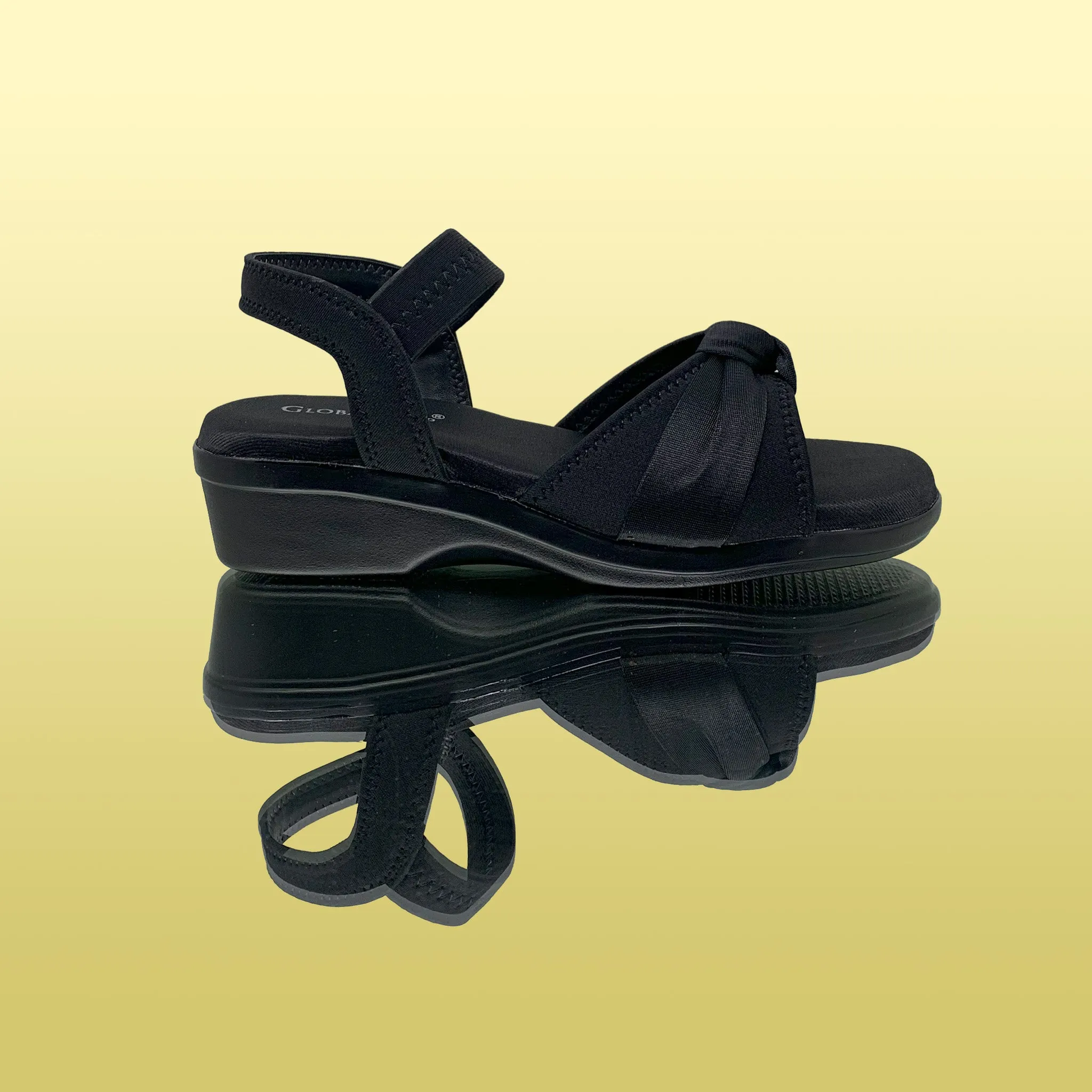 Women's Black Platform Sandals