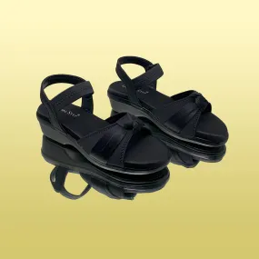 Women's Black Platform Sandals